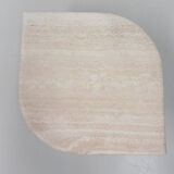 Travertine coffee table