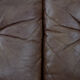 Vintage scandinavian oak & leather 2-seater Safari sofa, 1960s