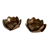 Water lily candlesticks