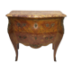 Commode galbée style Louis XVI marqueterie bois de rose