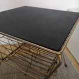 Table basse rangement vinyles