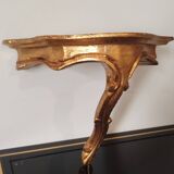 Small Louis XV style gilded wall console