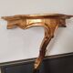 Console murale dorée style Louis XV