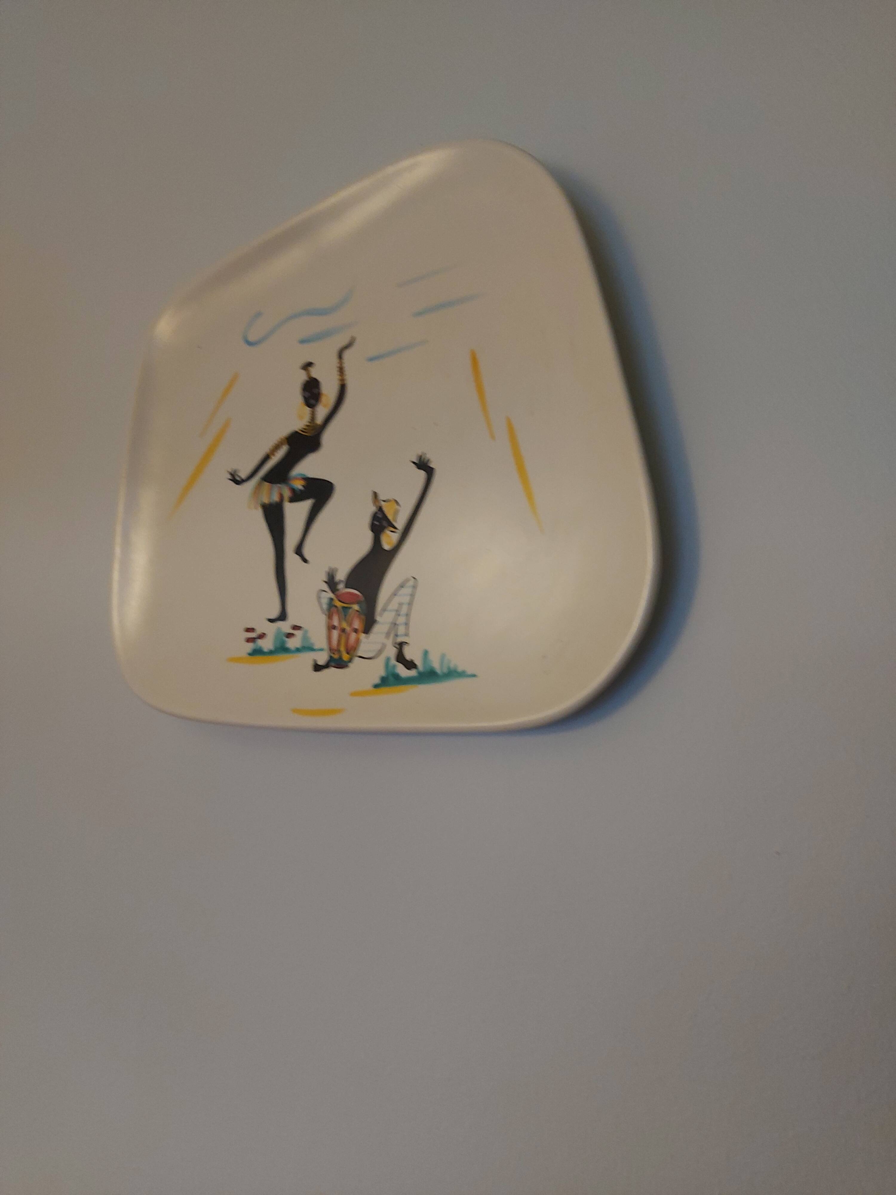 Vintage ceramic dish 60'S