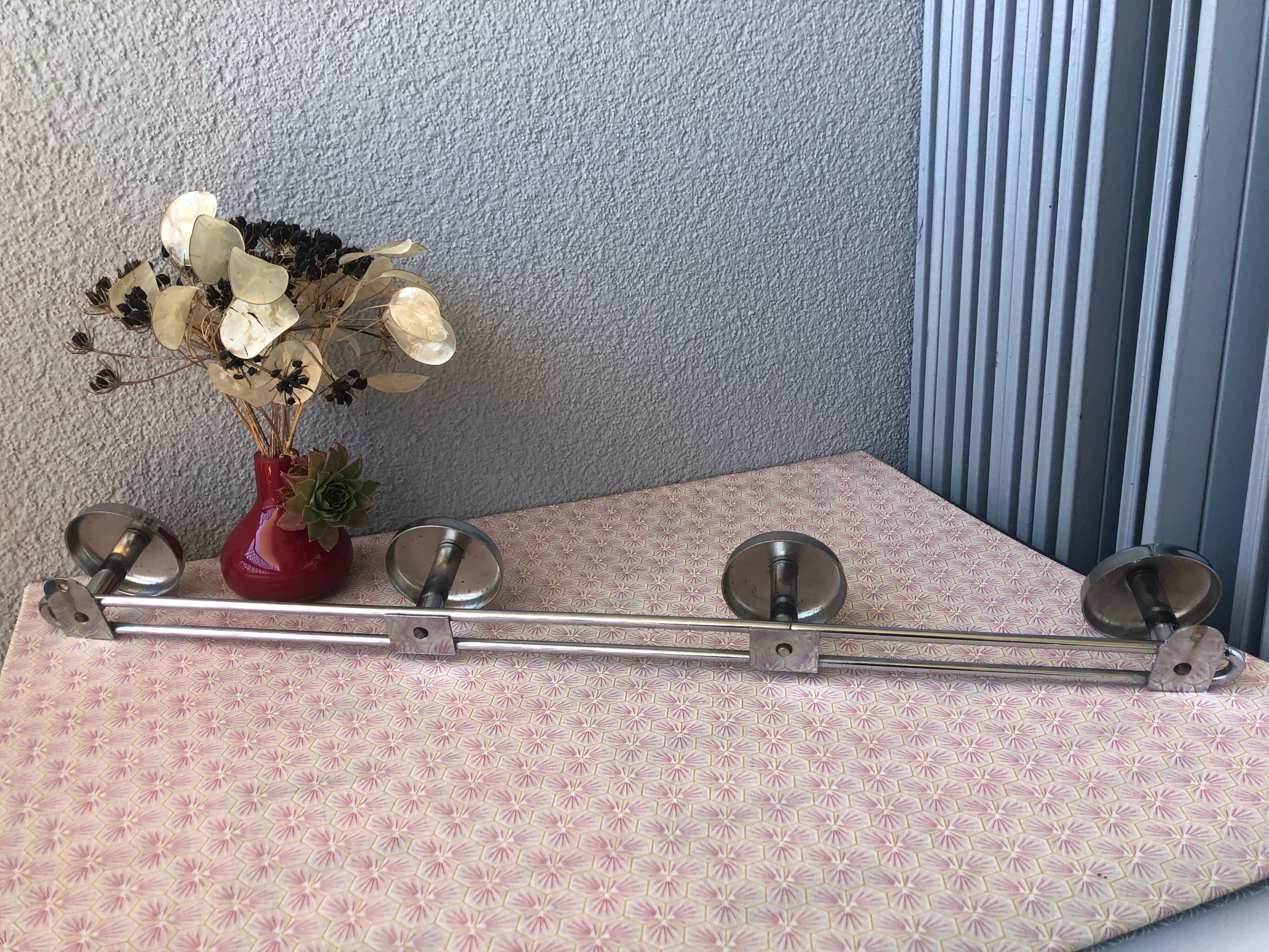 Patère vintage 70' chromé