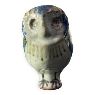 Vintage 60s Ceramic Owl by Thierry and Chantal Robert