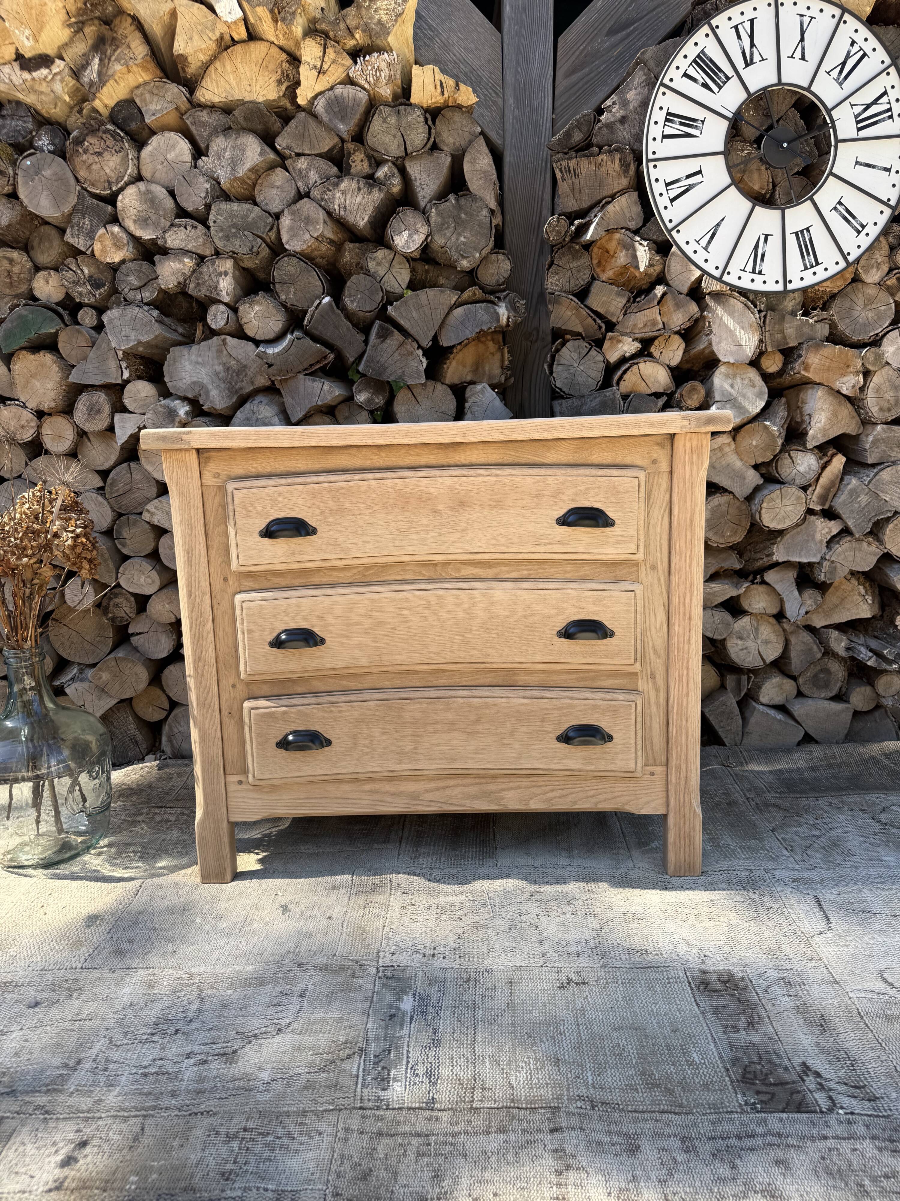 Commode chêne massif