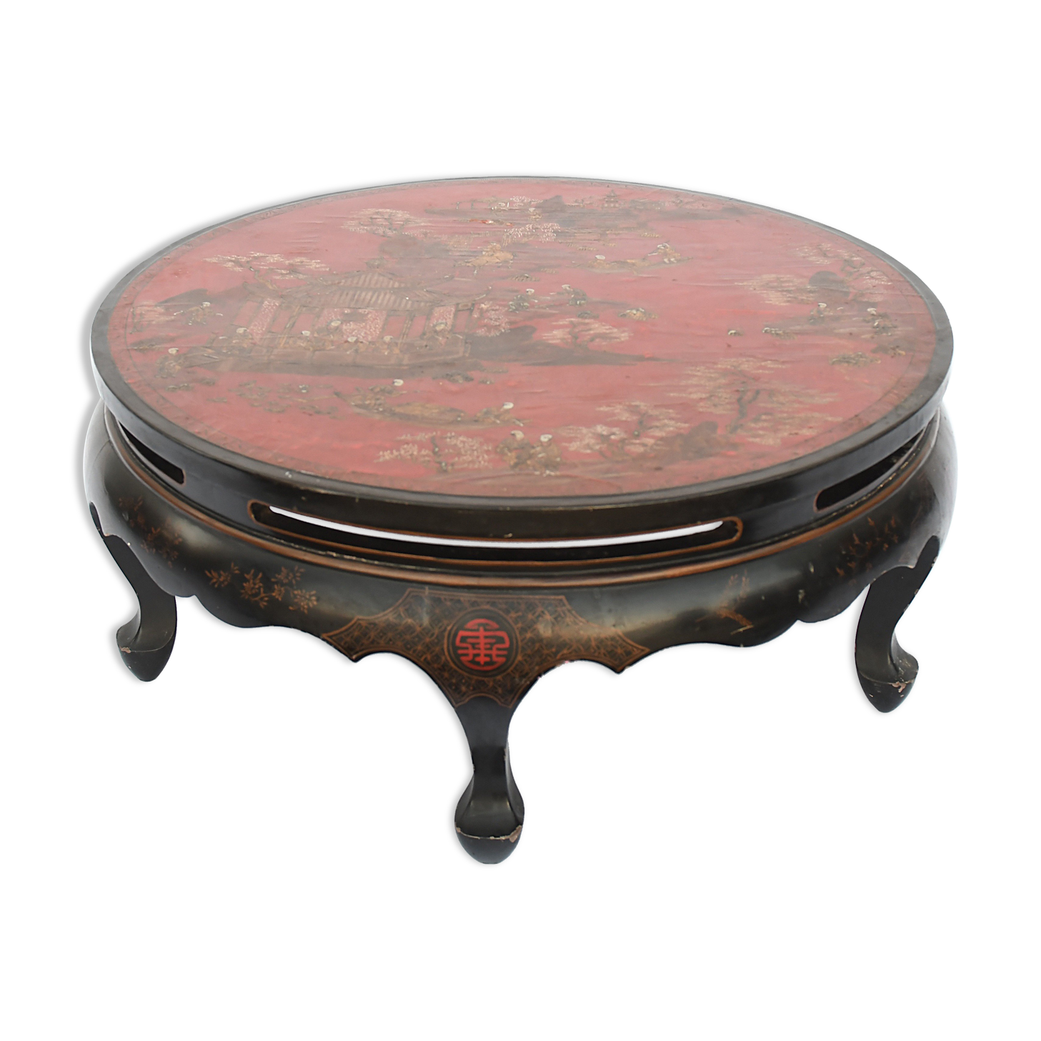 Chinese round coffee table