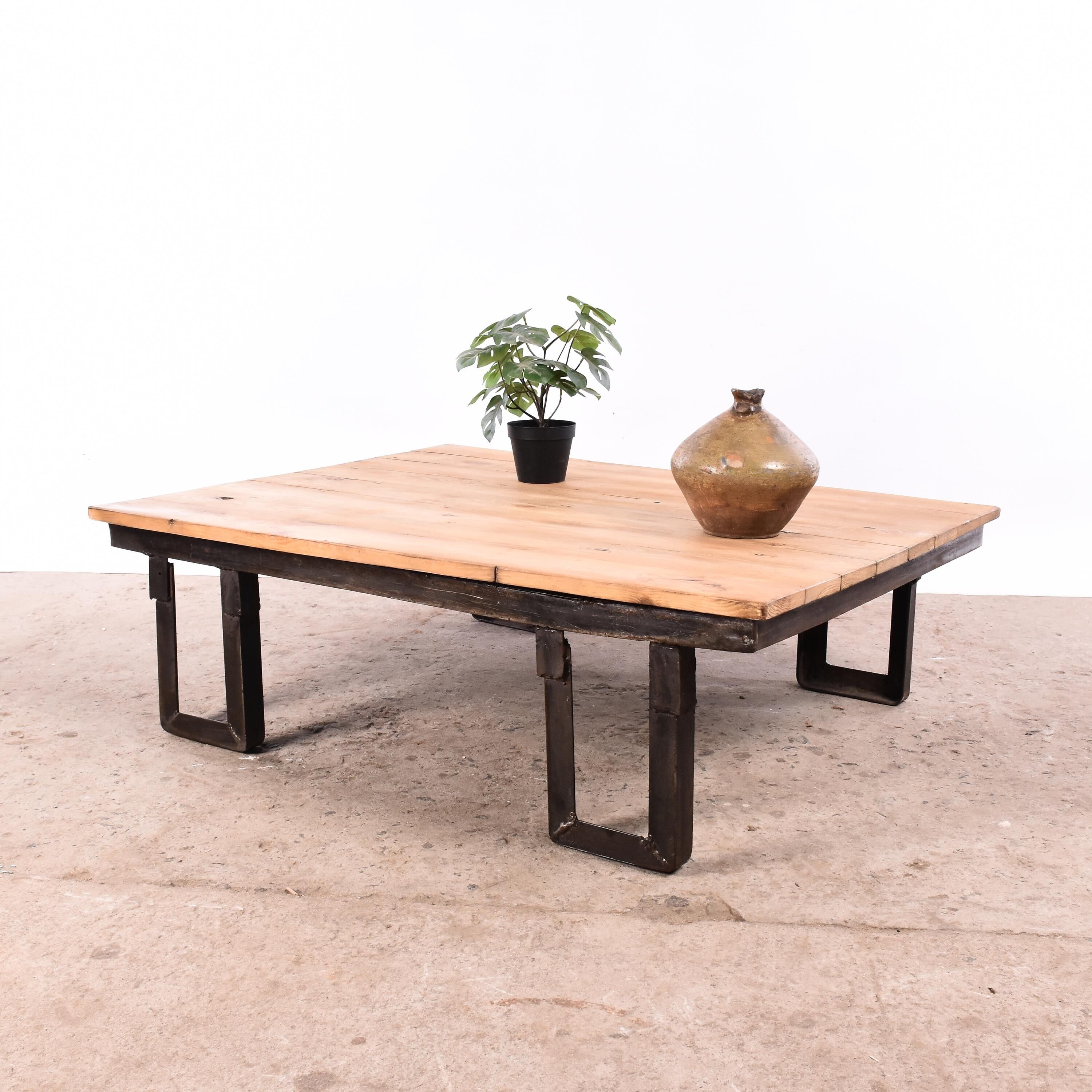 Industrial coffee table