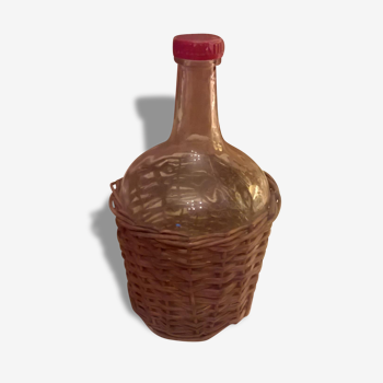 Lady Jeanne with basket Wicker 35 cm height 5 litres