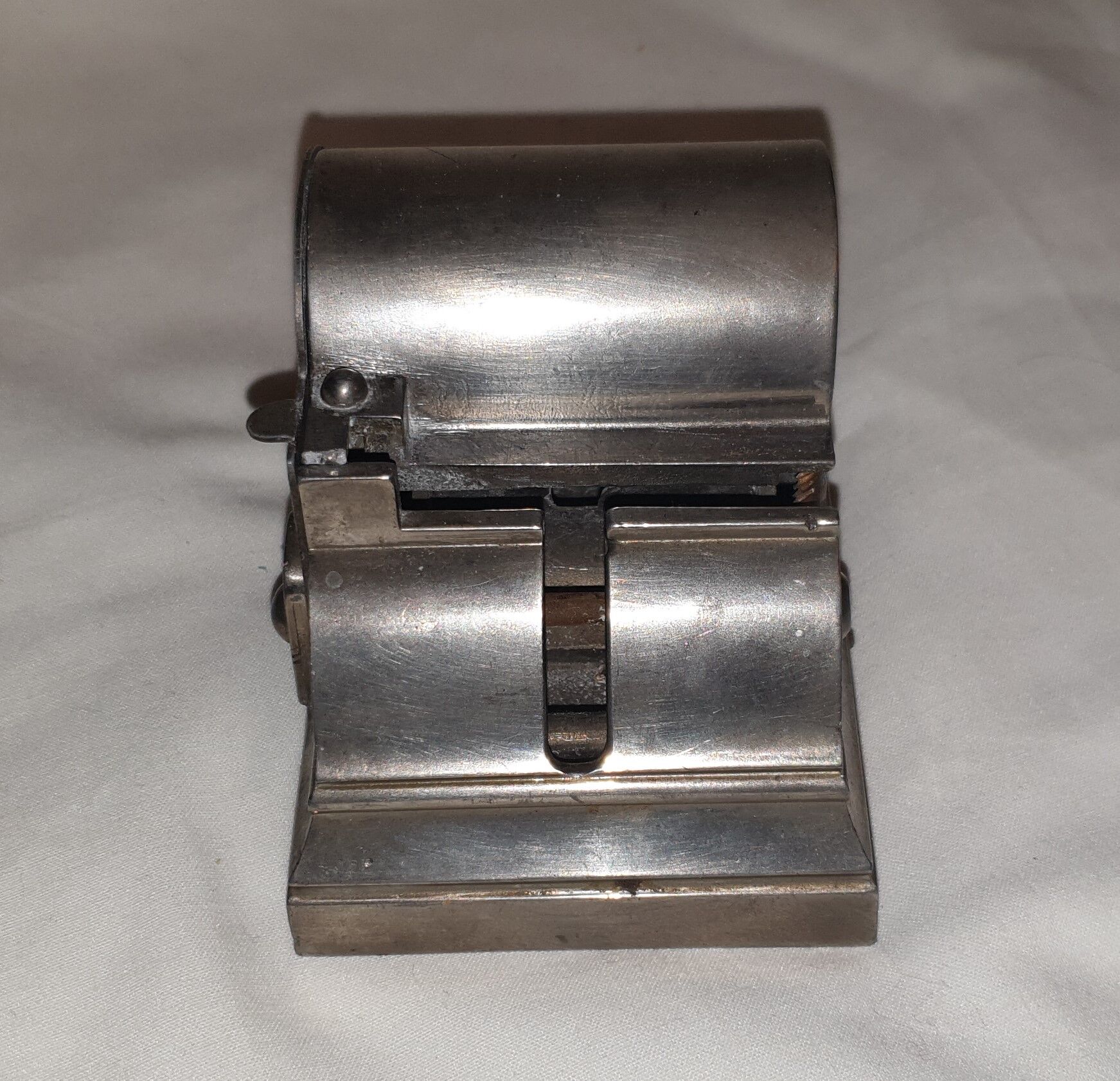 Very old distributor of metal cinema tickets