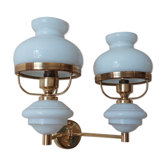 Double wall lamp