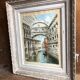 Tableau aquarelle giorgi pont des soupirs Venise
