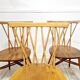 4 Ercol Candlestick Back Dining Chairs