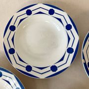 6 assiettes creuses Digoin Sarreguemines - Collection Ciboulette