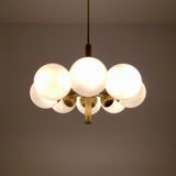 Brass Sputnik chandelier by Kaiser Leuchten