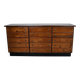Vintage German pine & oak apothecary cabinet, 1950s