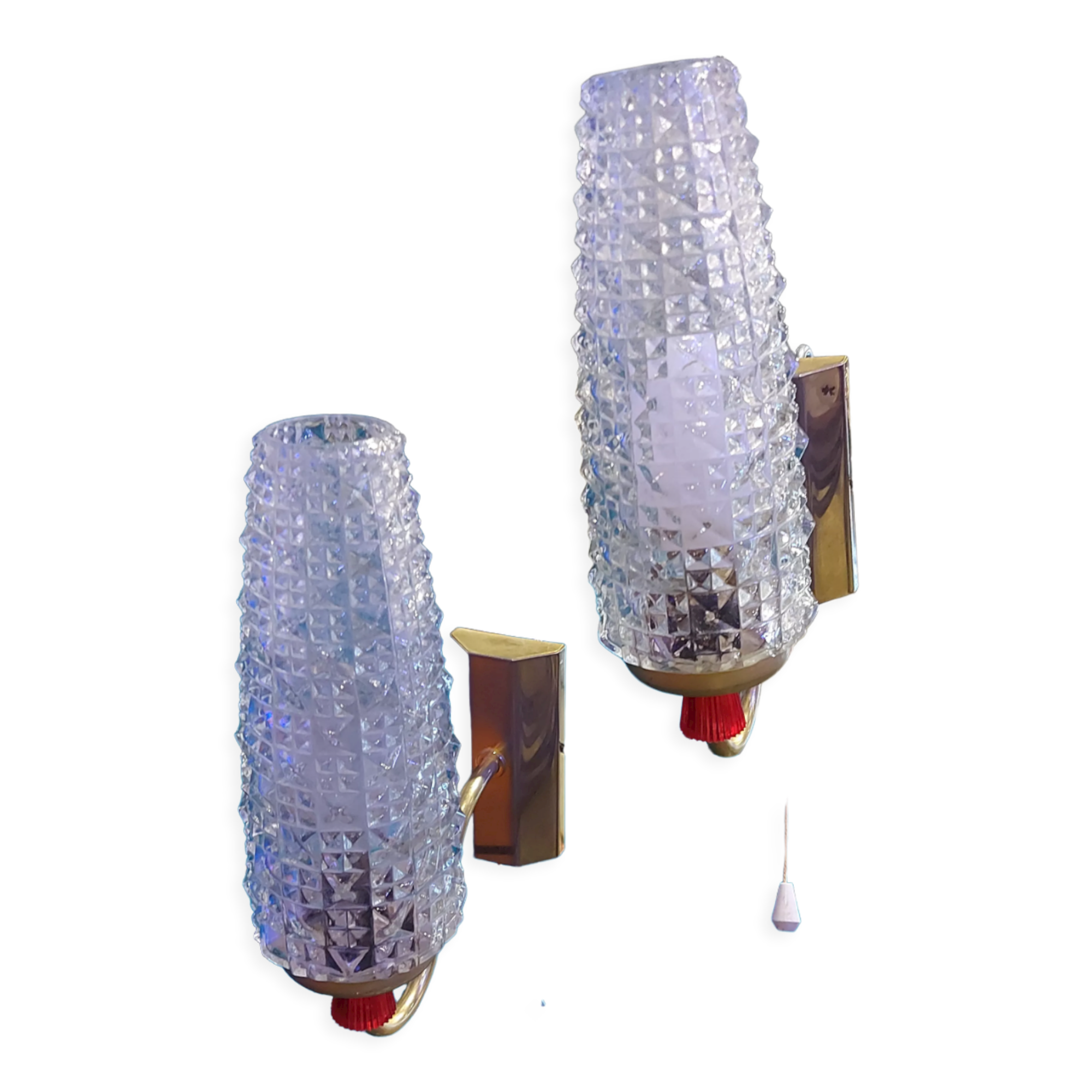 Set of 2 wall lights, 1960s