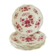 Lot 6 flat plates Sarreguemines Aubusson collection