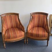 Pair of high-quality bergère armchairs – Manufacture SE