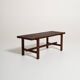 Slat bench in fine wood, 1970s