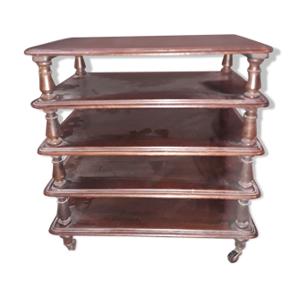5-tray storage unit
