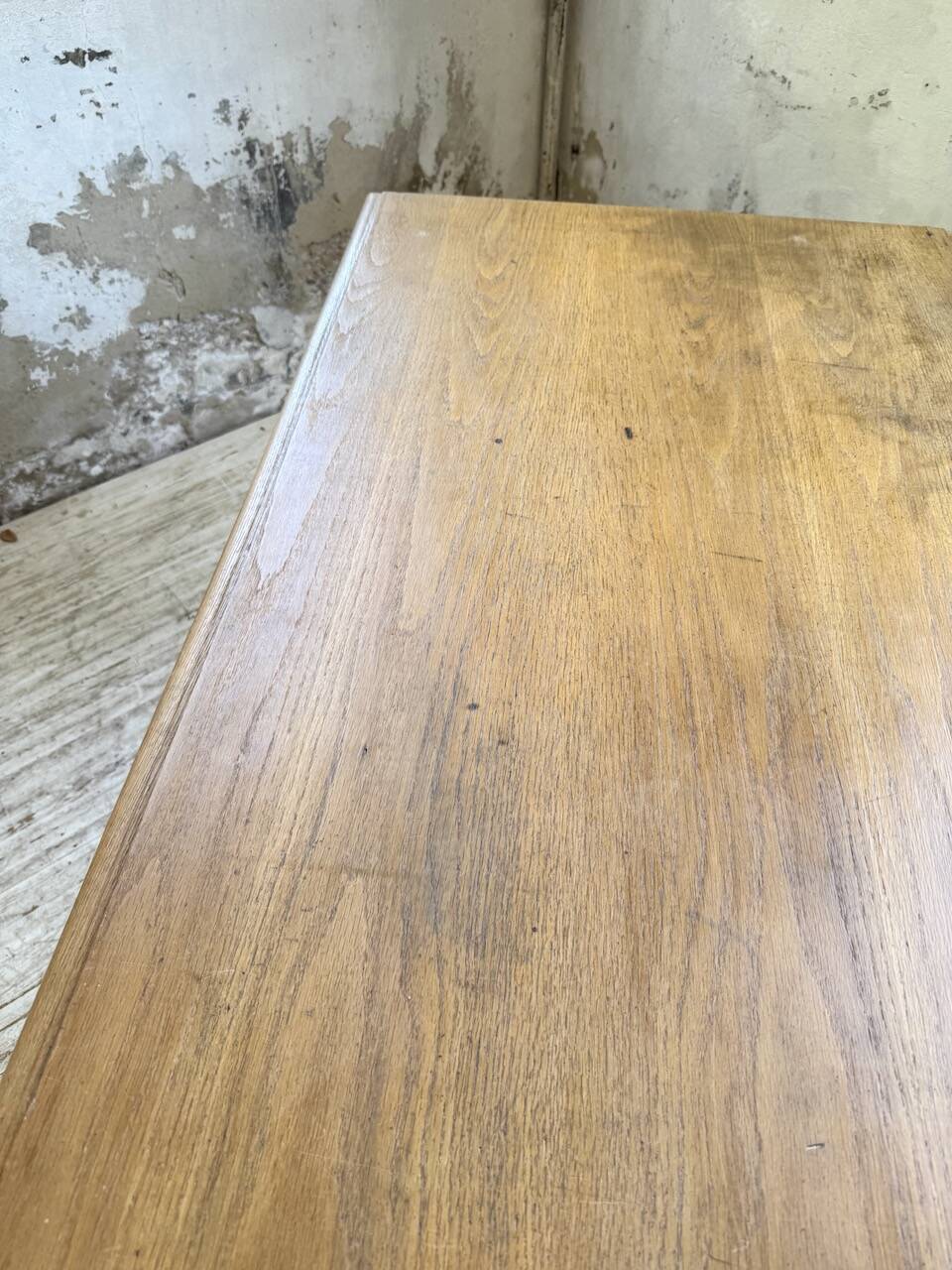 1950s oak office counter