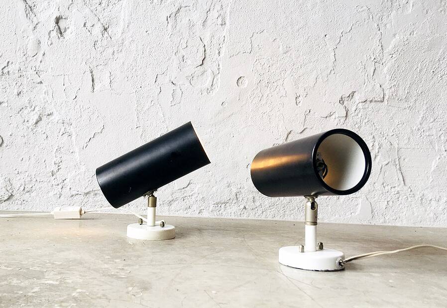 Set of two spotlights, Denmark, 1960s