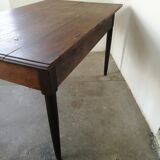 Bureau chêne, 2 tiroirs.