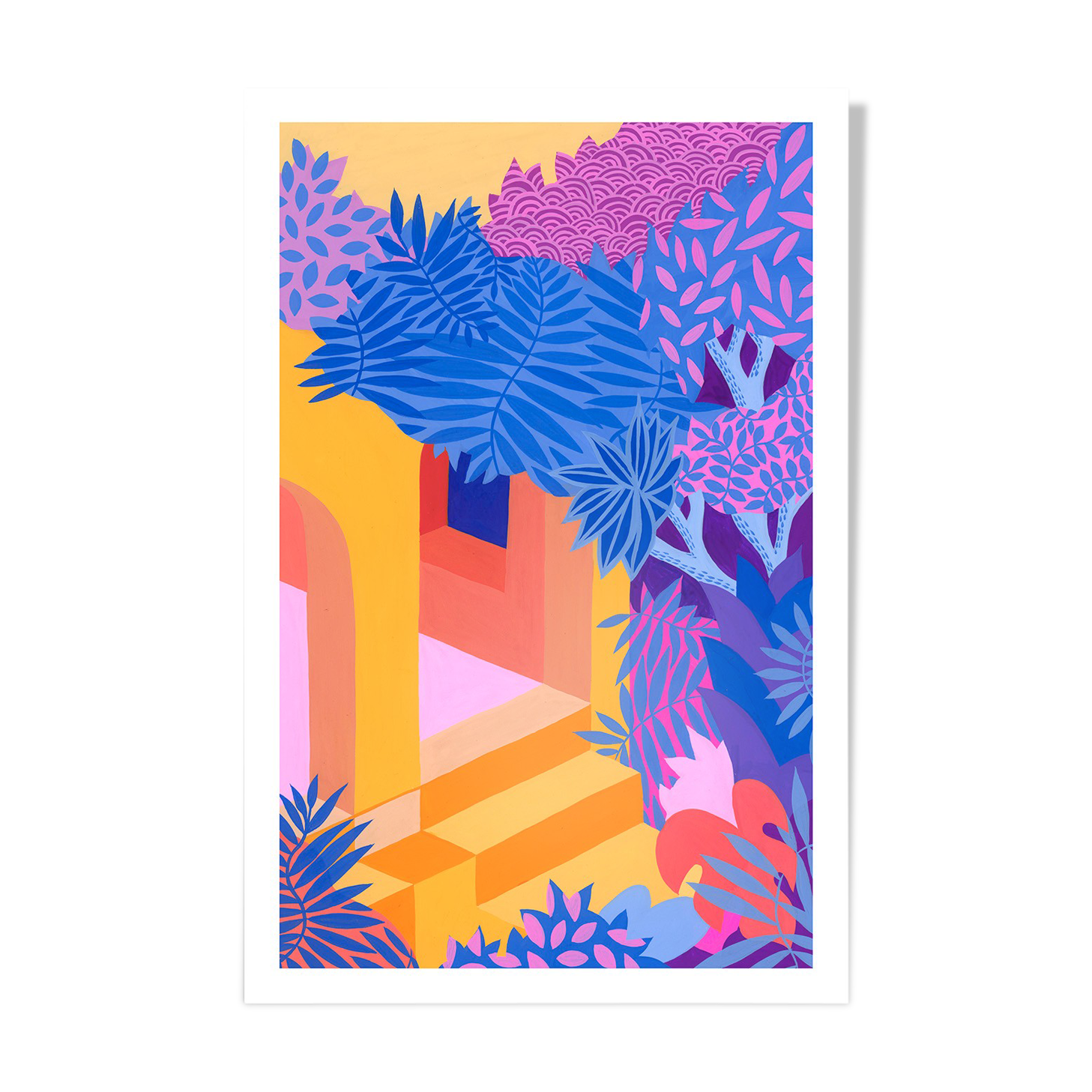 Original painting, orange dream