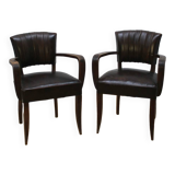Pair of Berlin bridge chairs