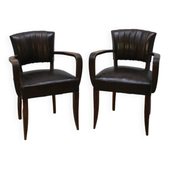 Pair of Berlin bridge chairs