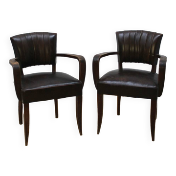 Pair of Berlin bridge chairs