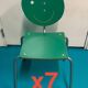 Child's chair Agatha Ruiz de la Prada, original design model. Green colour.