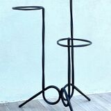 Porte plantes géométrique acier design vintage