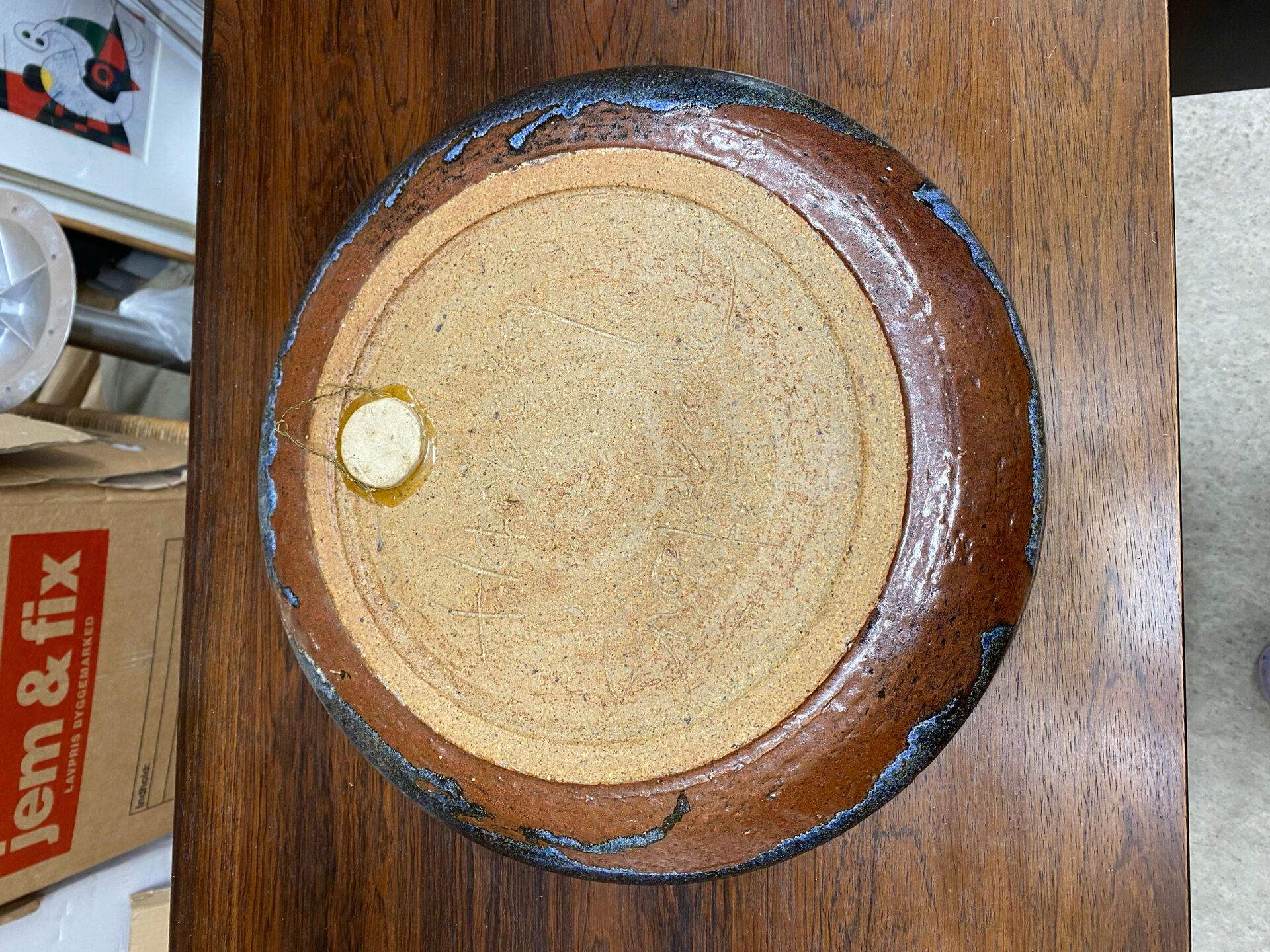 Vintage Bornholm Stoneware Plate