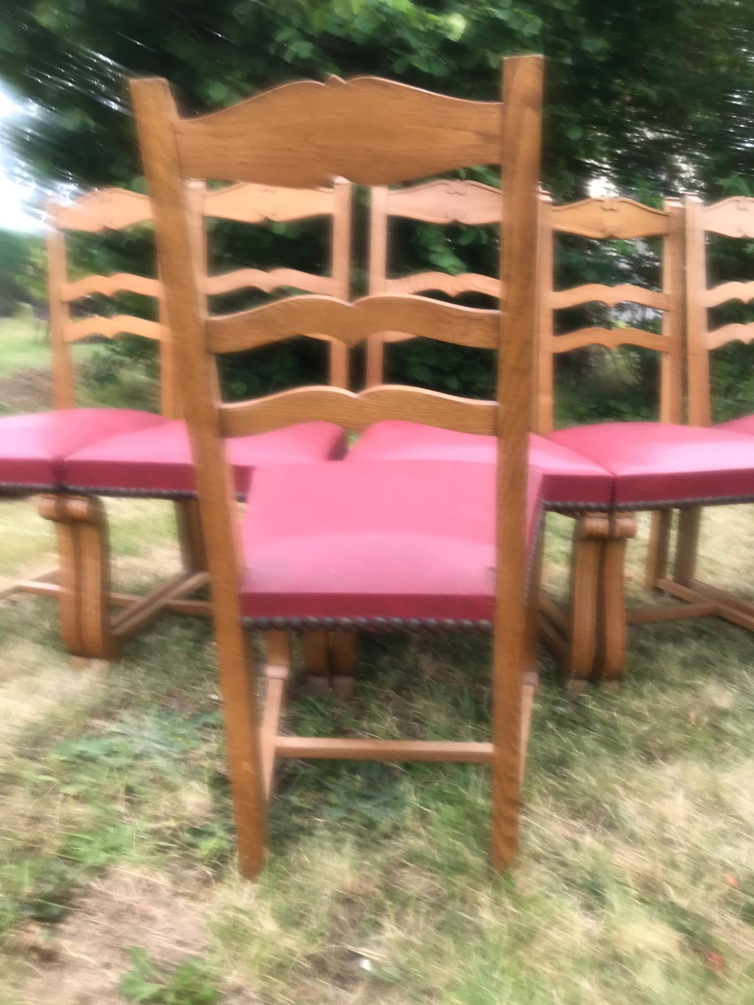 Lot de 6 chaises anciennes