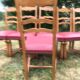 Set of 6 antique chairs