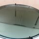 Table basse ronde métal et verre
