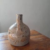 Pitcher, signed pyrite stoneware vase