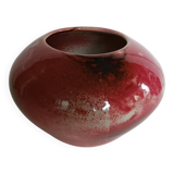 Max Idlas pink ceramic ball vase