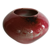 Max Idlas pink ceramic ball vase