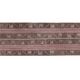 Vintage Turkish hallway rug 67x470 cm