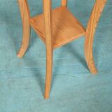 Vintage pine plant shelf, plant stand Sweden 1960