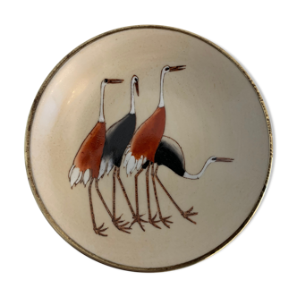 Empty ceramic pockets and brass animal storks Gazel Biarritz