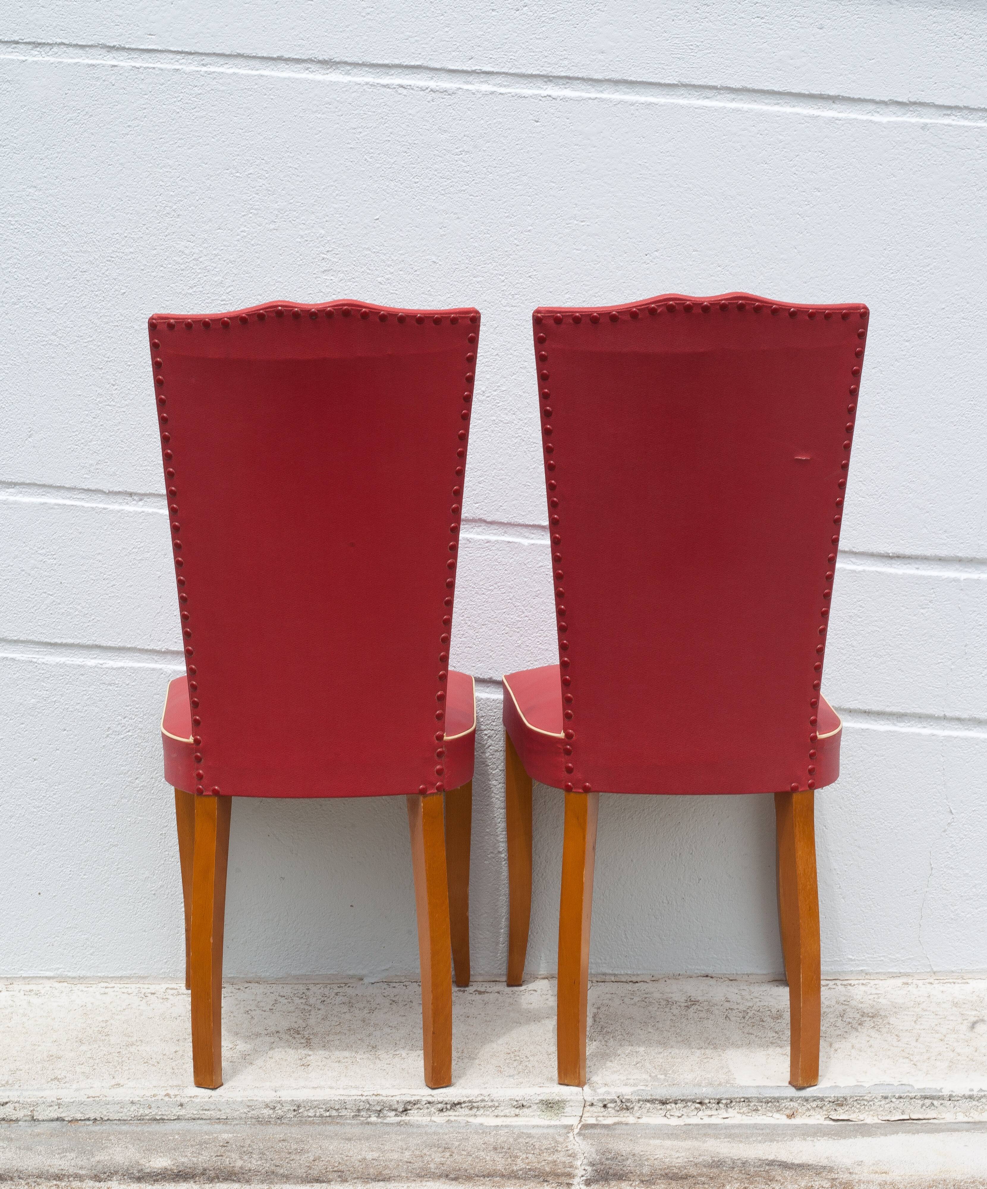 Paire de chaises vintage marque tab