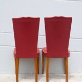Pair of vintage tab brand chairs