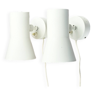 Pair of Scandinavian Mid Century Wall Lights Model V-239 from Hans-Agne Jakobsson Ab Markaryd, 1960s