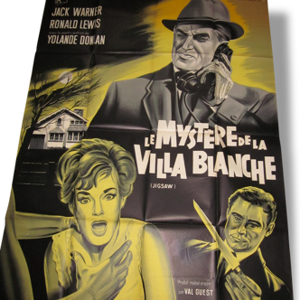 Affiche le mystère de la villa blanche.