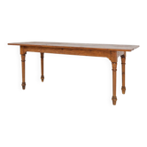 Table de ferme rustique en chêne, France, années 1850